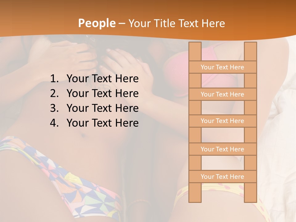 Cover Tease Side PowerPoint Template