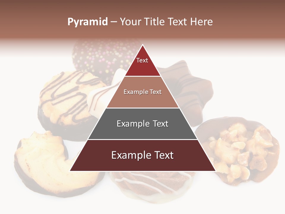 Closeup Dessert Xmas PowerPoint Template