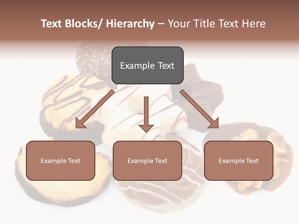 Closeup Dessert Xmas PowerPoint Template