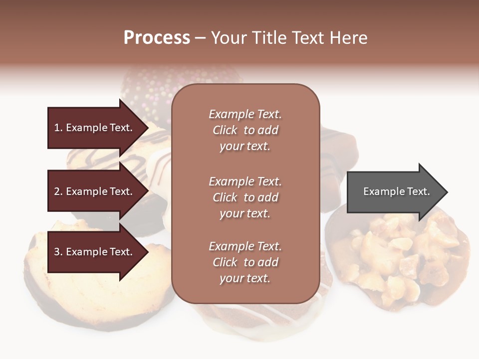 Closeup Dessert Xmas PowerPoint Template