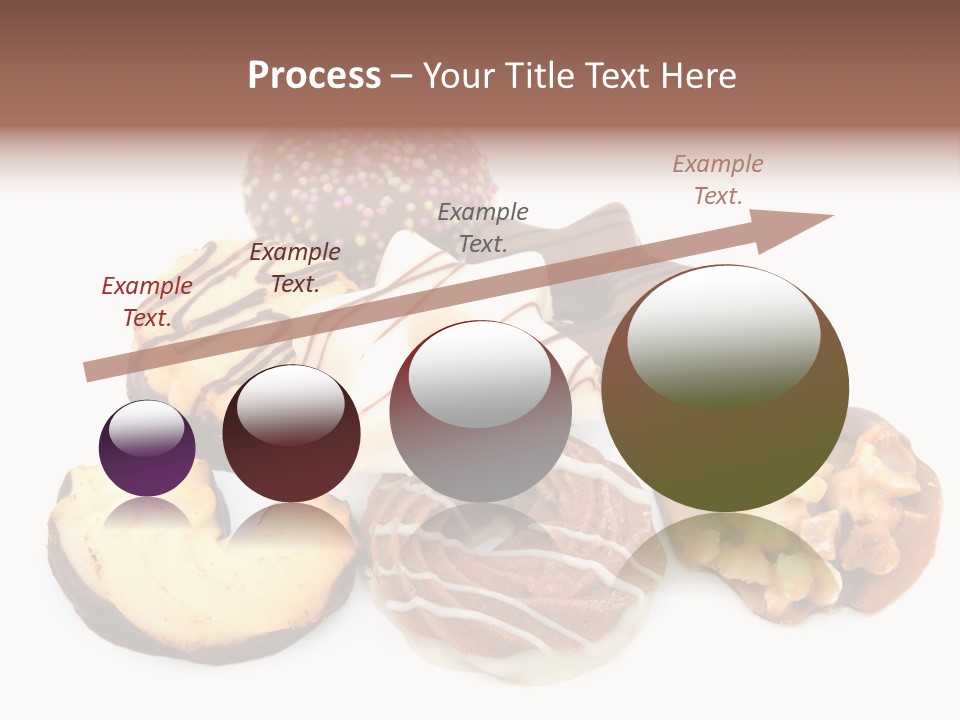 Closeup Dessert Xmas PowerPoint Template