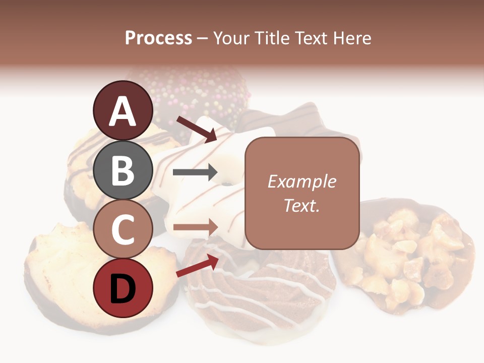 Closeup Dessert Xmas PowerPoint Template
