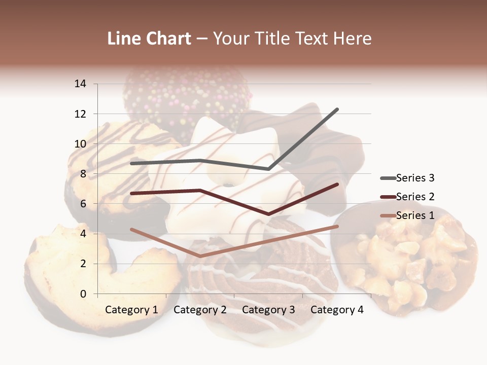 Closeup Dessert Xmas PowerPoint Template