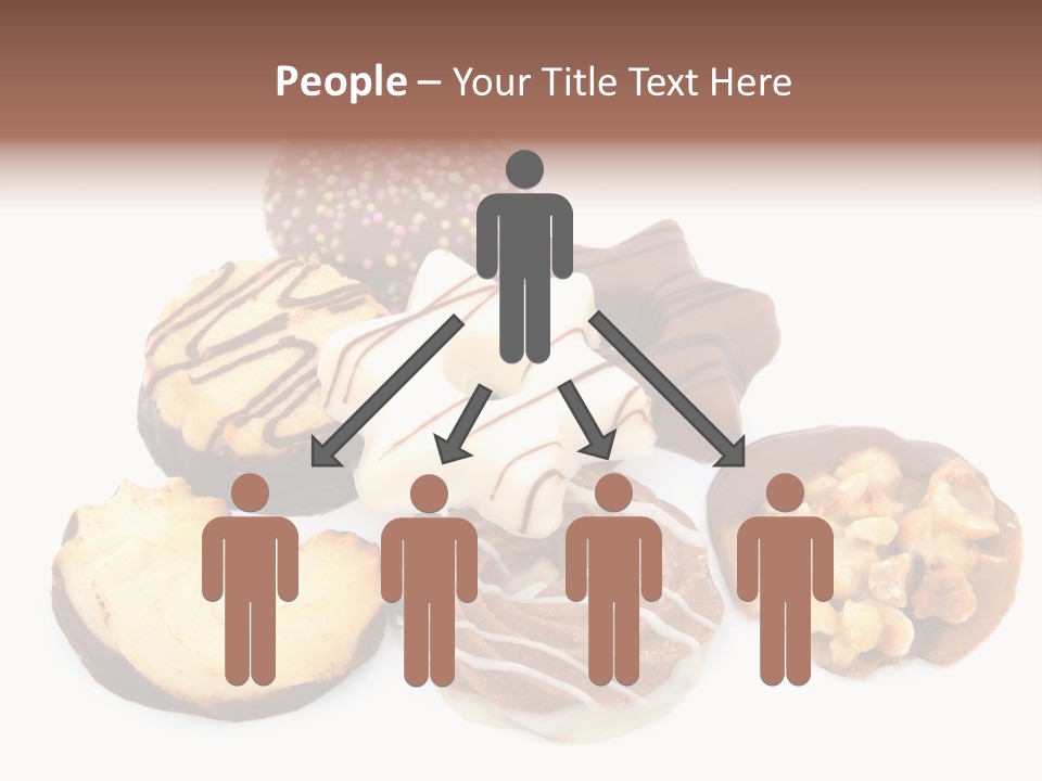 Closeup Dessert Xmas PowerPoint Template