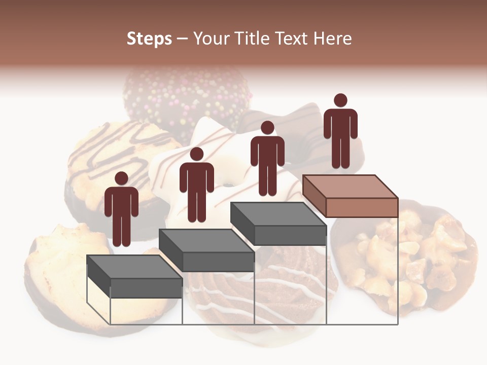 Closeup Dessert Xmas PowerPoint Template