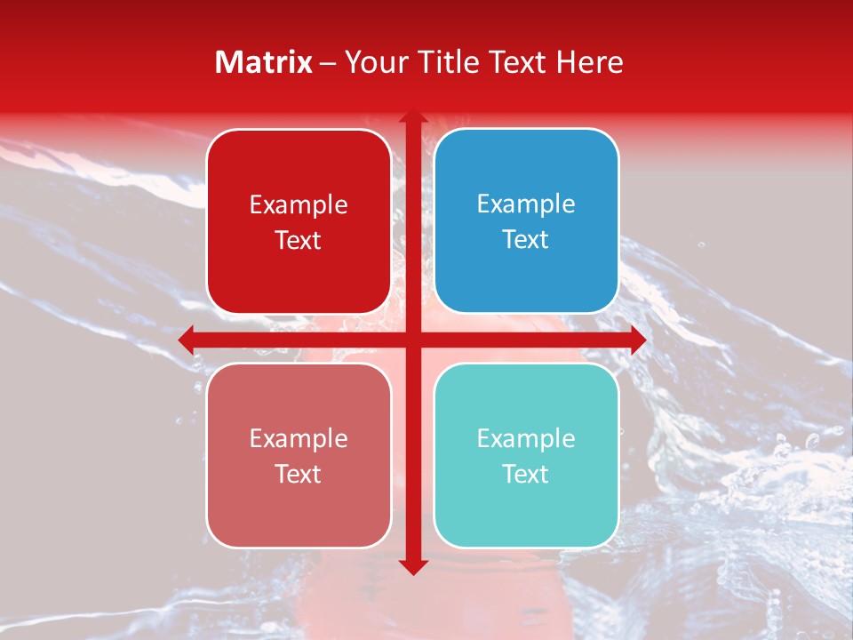 Eating Washing Tomato PowerPoint Template