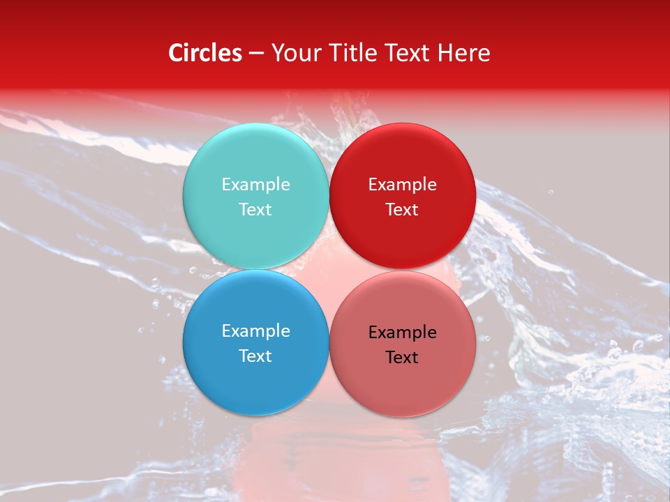 Eating Washing Tomato PowerPoint Template