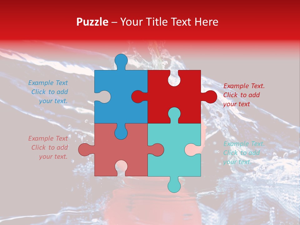 Eating Washing Tomato PowerPoint Template