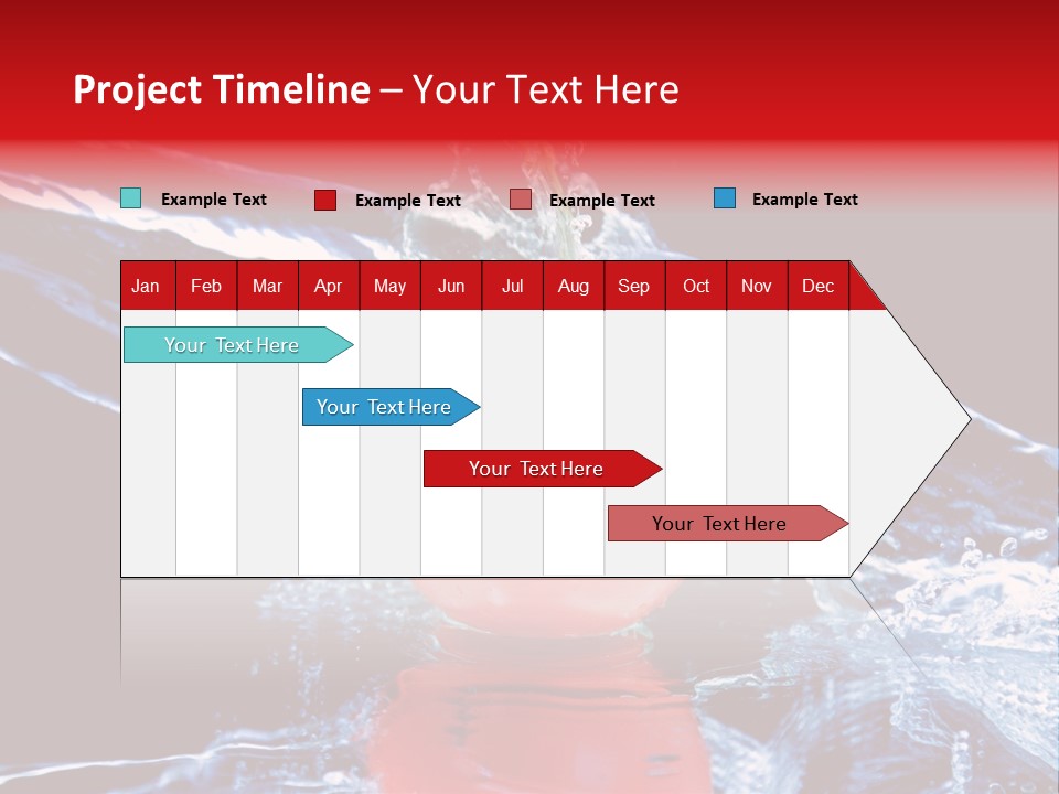 Eating Washing Tomato PowerPoint Template