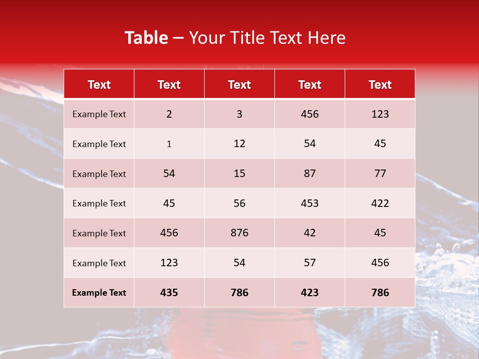 Eating Washing Tomato PowerPoint Template