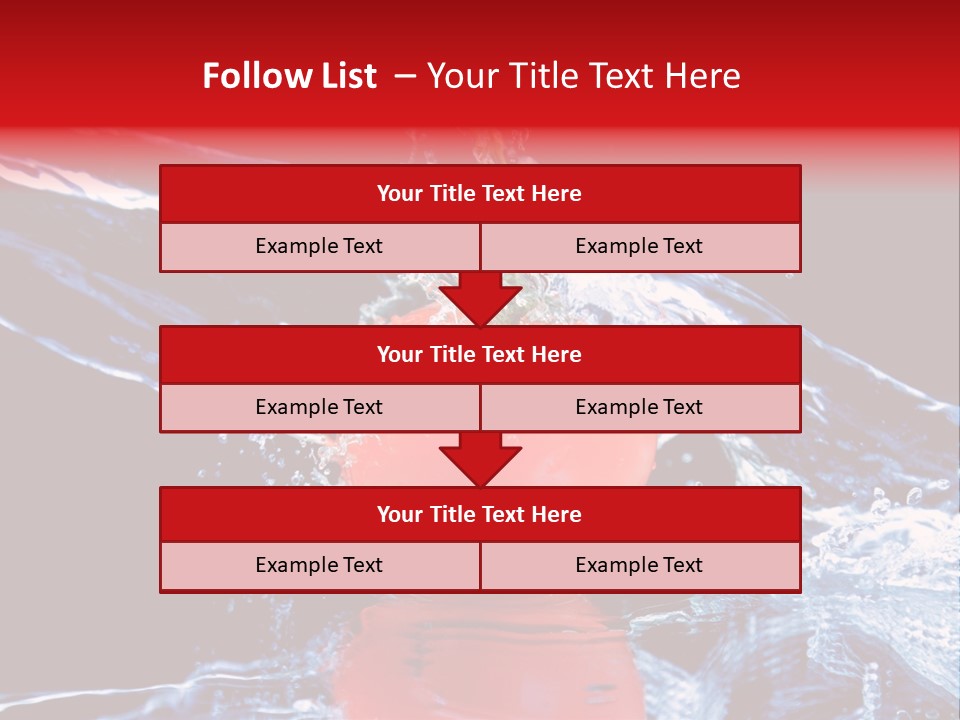 Eating Washing Tomato PowerPoint Template