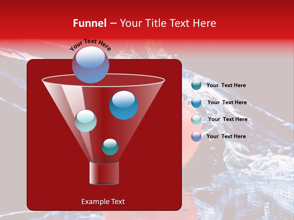 Eating Washing Tomato PowerPoint Template