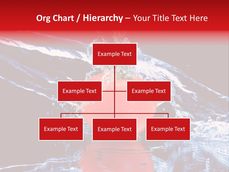 Eating Washing Tomato PowerPoint Template