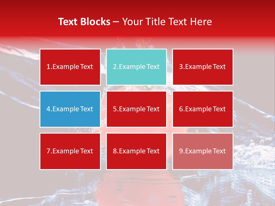 Eating Washing Tomato PowerPoint Template