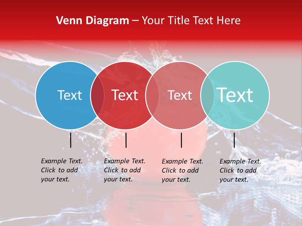 Eating Washing Tomato PowerPoint Template