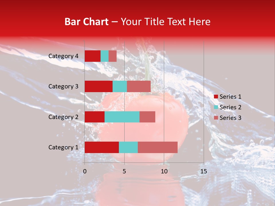 Eating Washing Tomato PowerPoint Template
