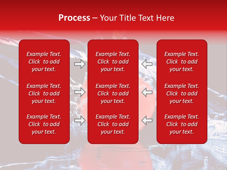 Eating Washing Tomato PowerPoint Template