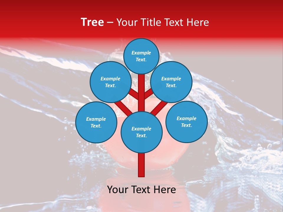 Eating Washing Tomato PowerPoint Template
