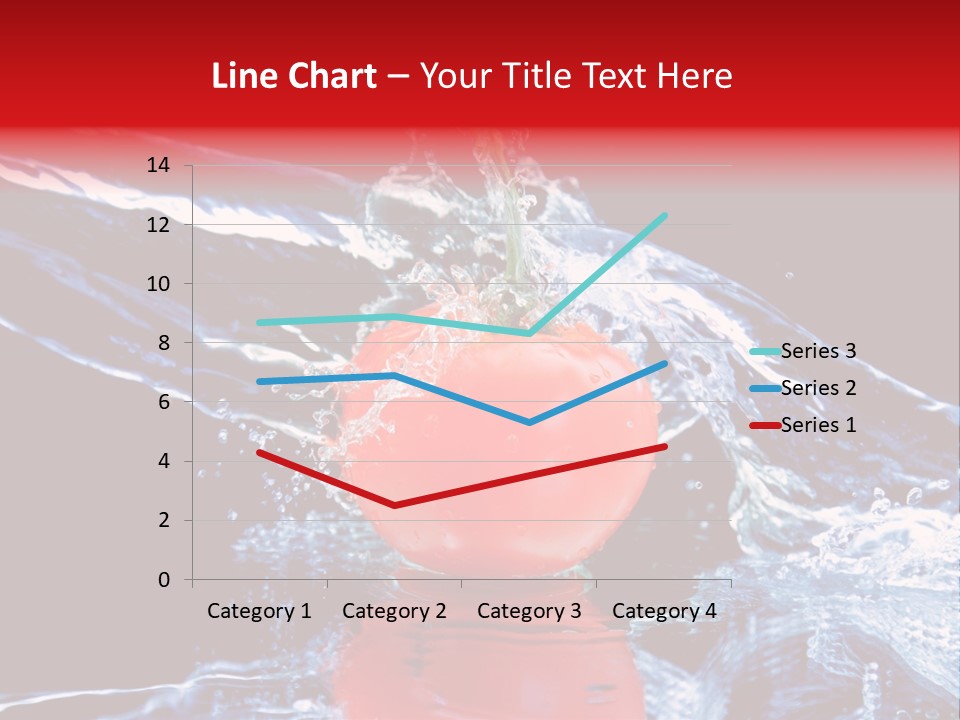 Eating Washing Tomato PowerPoint Template