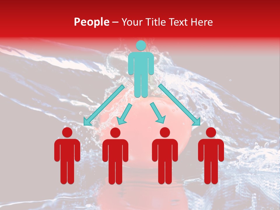 Eating Washing Tomato PowerPoint Template