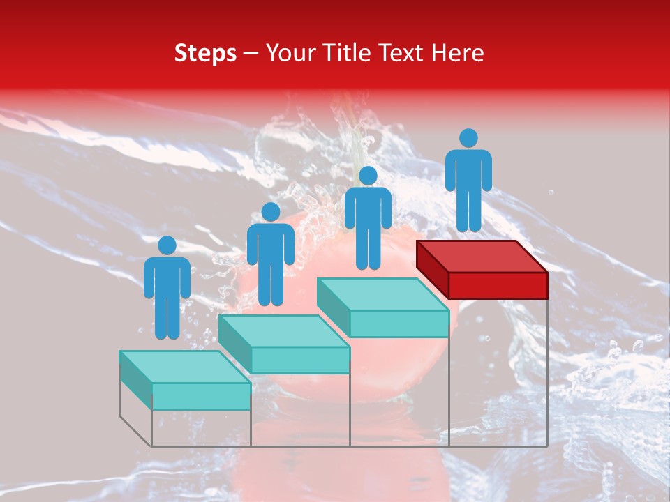 Eating Washing Tomato PowerPoint Template