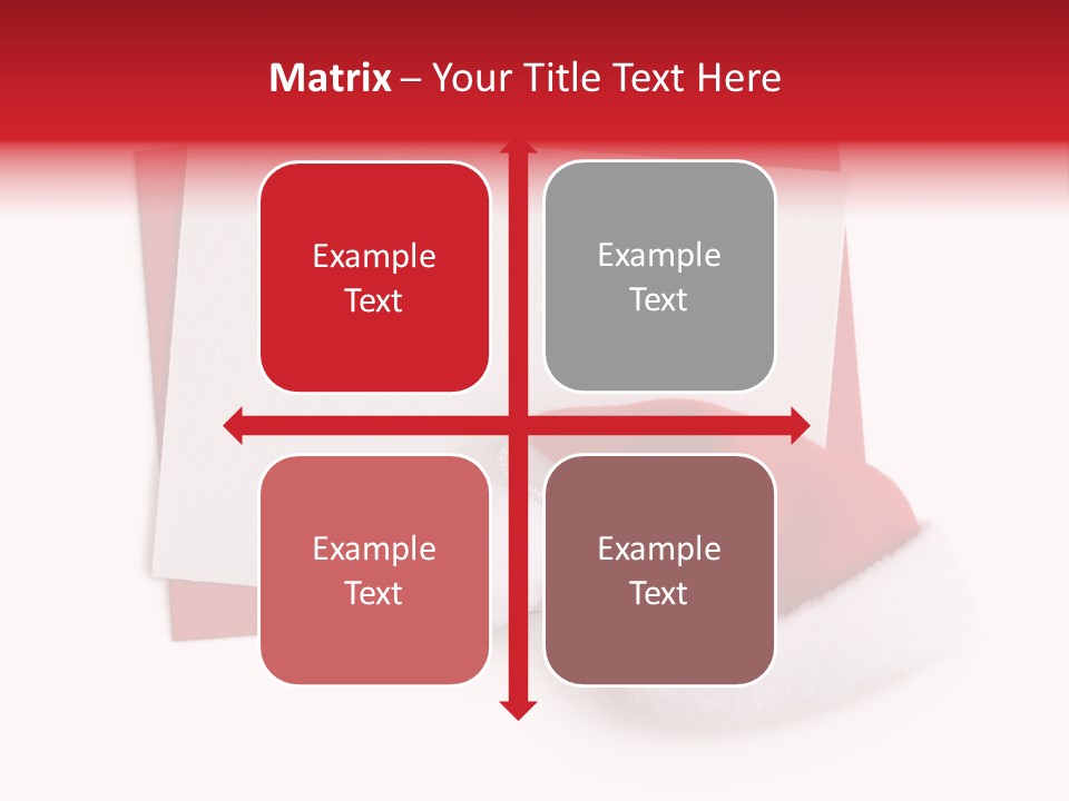 Space Message Christmas PowerPoint Template