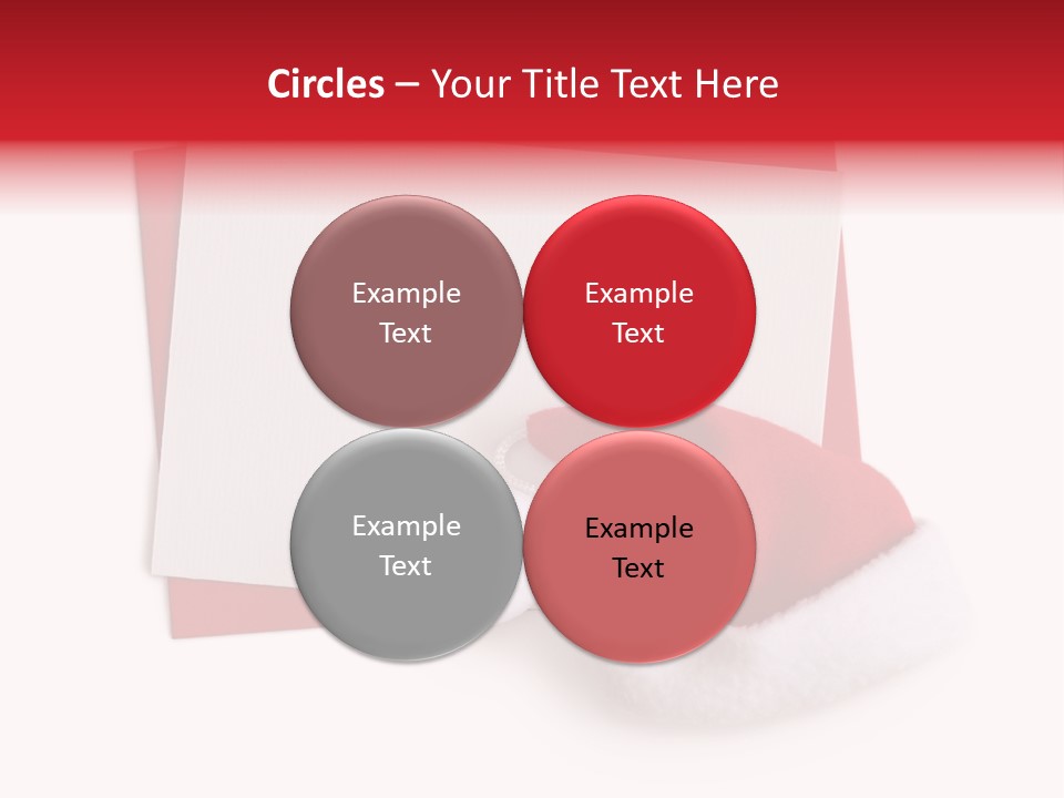 Space Message Christmas PowerPoint Template