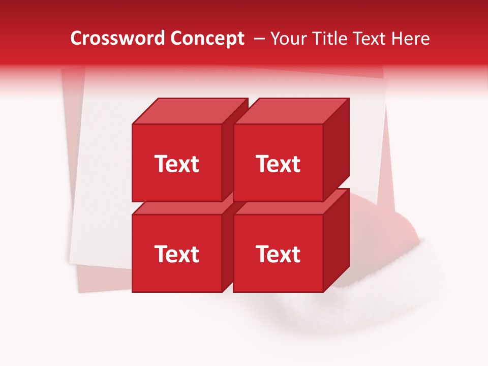 Space Message Christmas PowerPoint Template