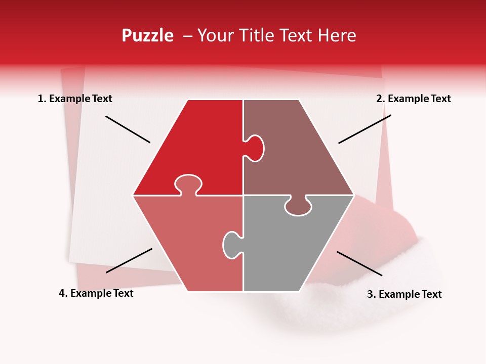 Space Message Christmas PowerPoint Template