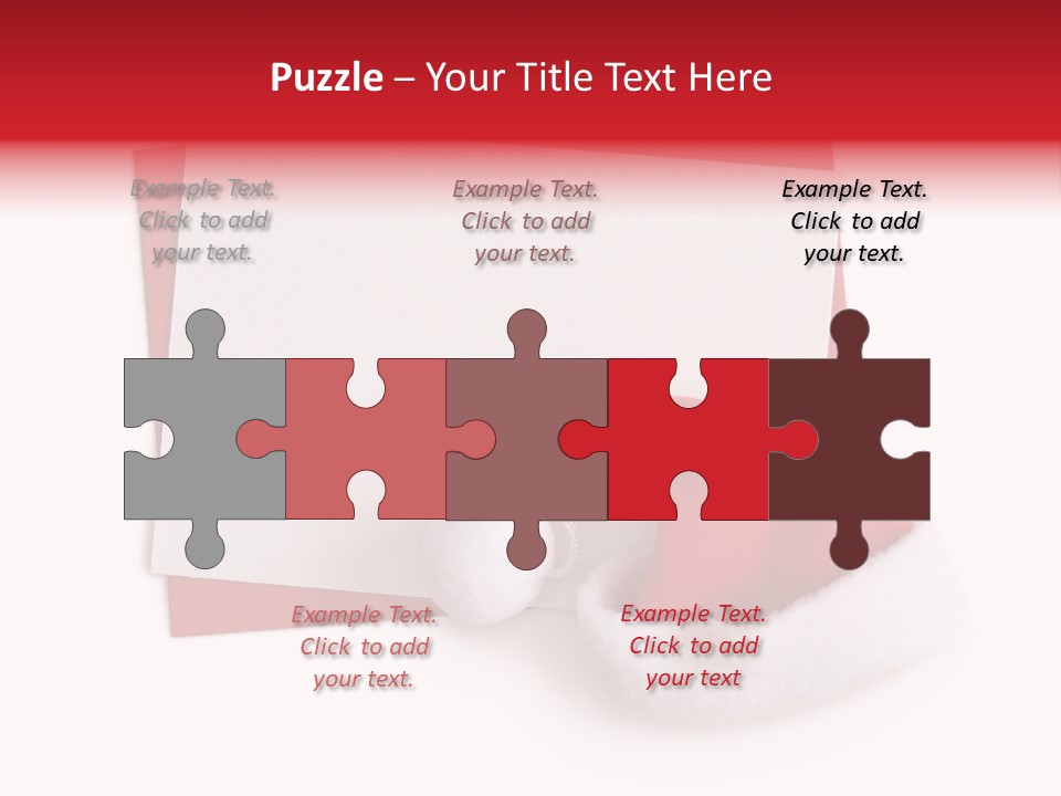 Space Message Christmas PowerPoint Template