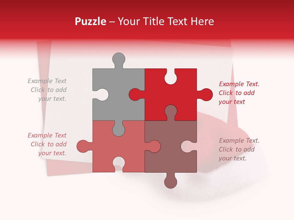 Space Message Christmas PowerPoint Template