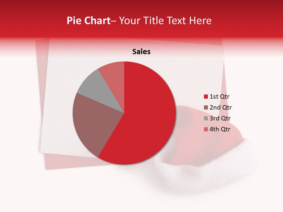Space Message Christmas PowerPoint Template