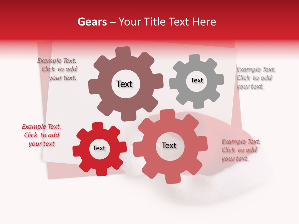 Space Message Christmas PowerPoint Template
