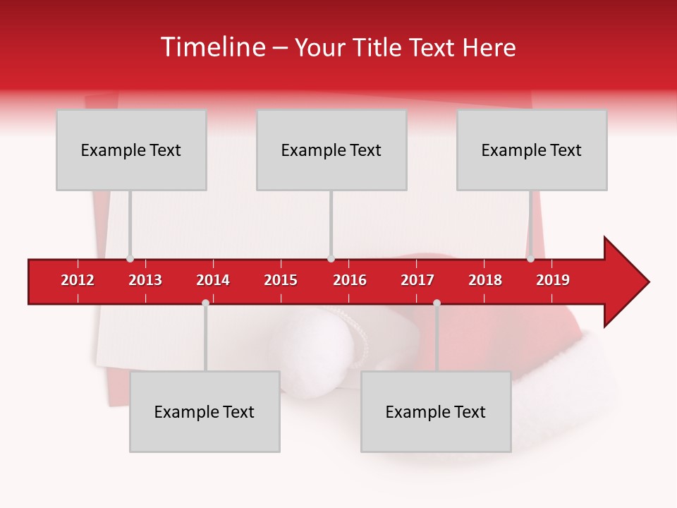 Space Message Christmas PowerPoint Template