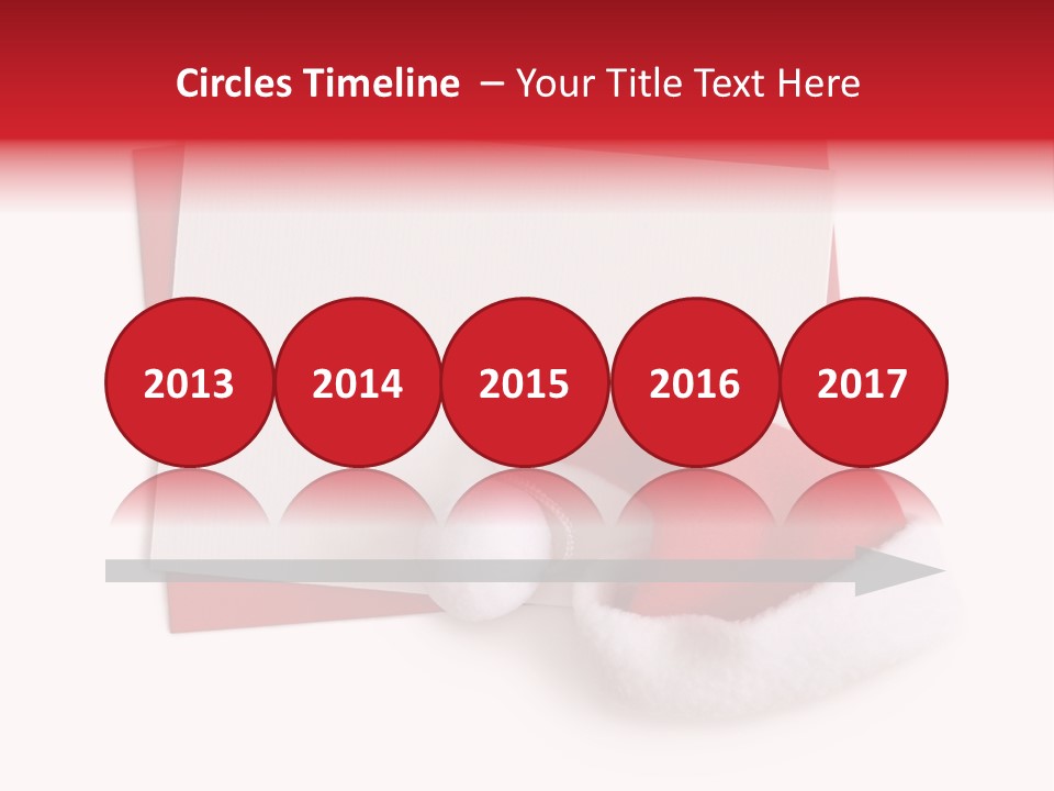 Space Message Christmas PowerPoint Template