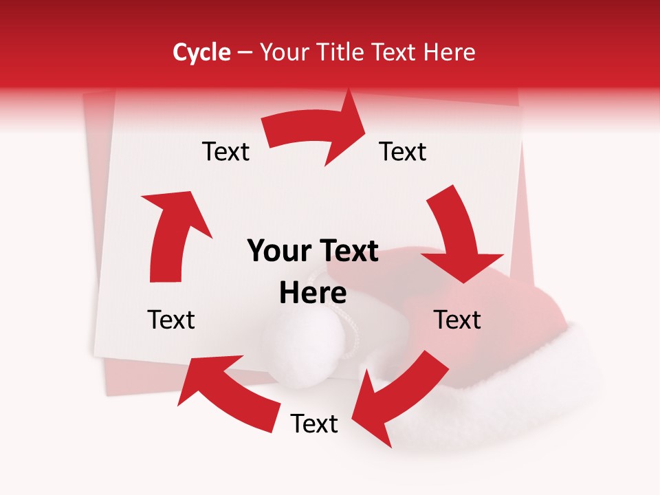 Space Message Christmas PowerPoint Template