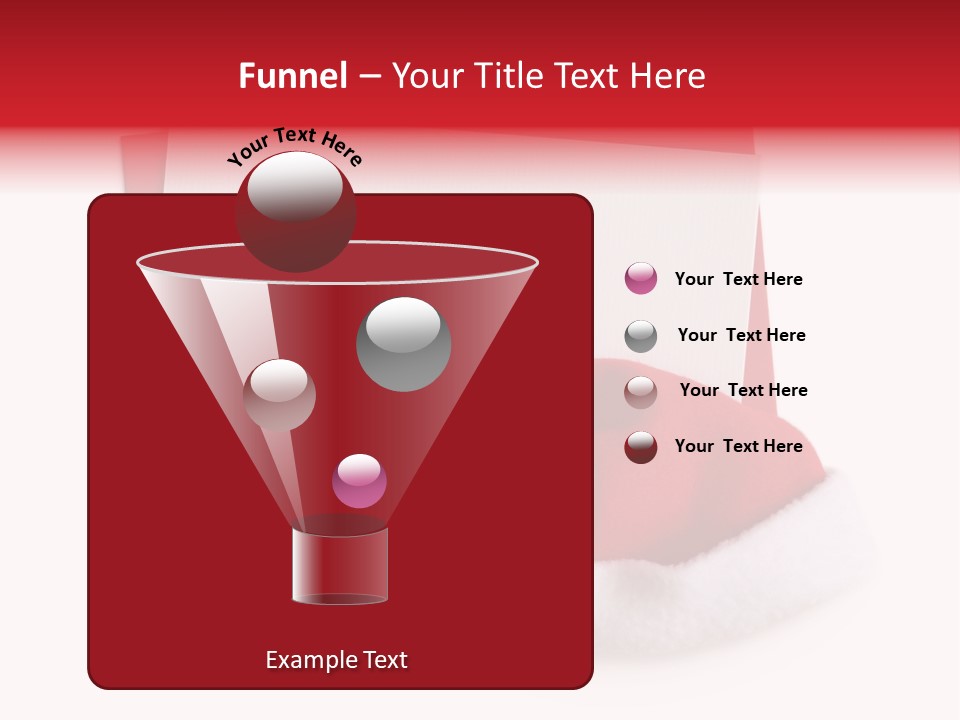 Space Message Christmas PowerPoint Template