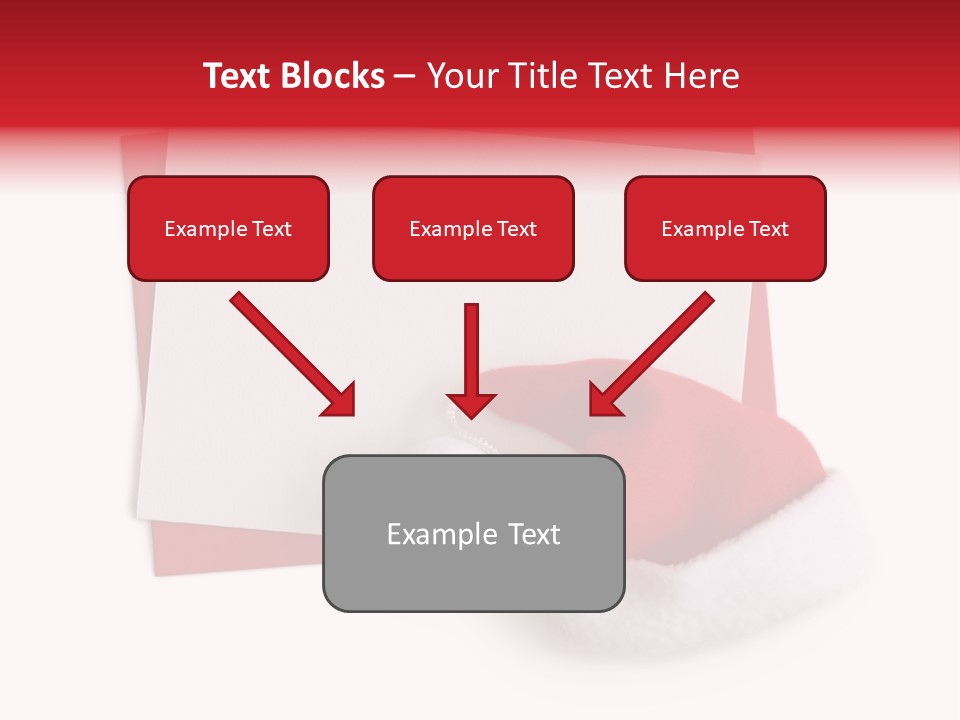 Space Message Christmas PowerPoint Template
