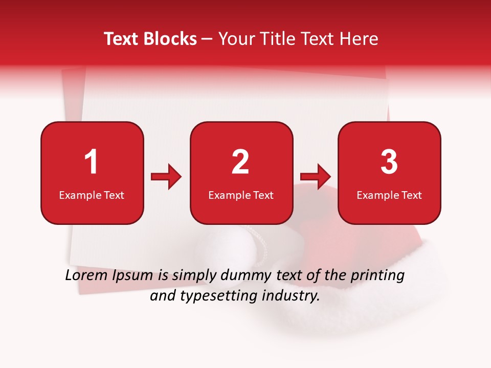 Space Message Christmas PowerPoint Template