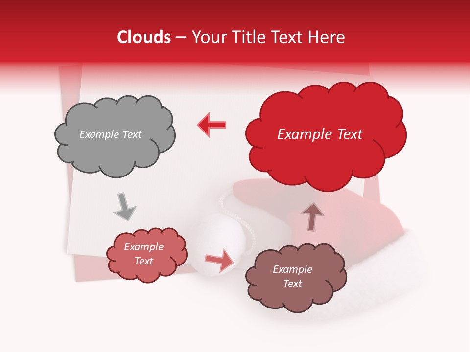 Space Message Christmas PowerPoint Template