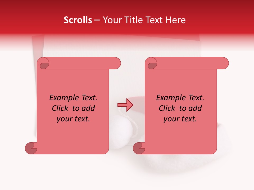 Space Message Christmas PowerPoint Template