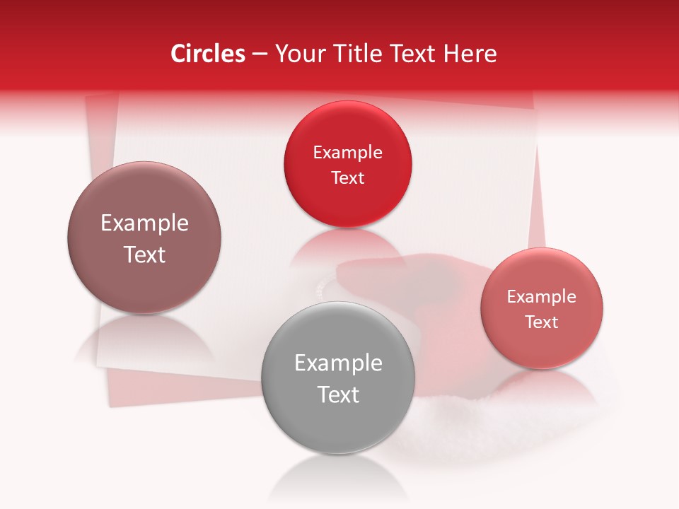 Space Message Christmas PowerPoint Template