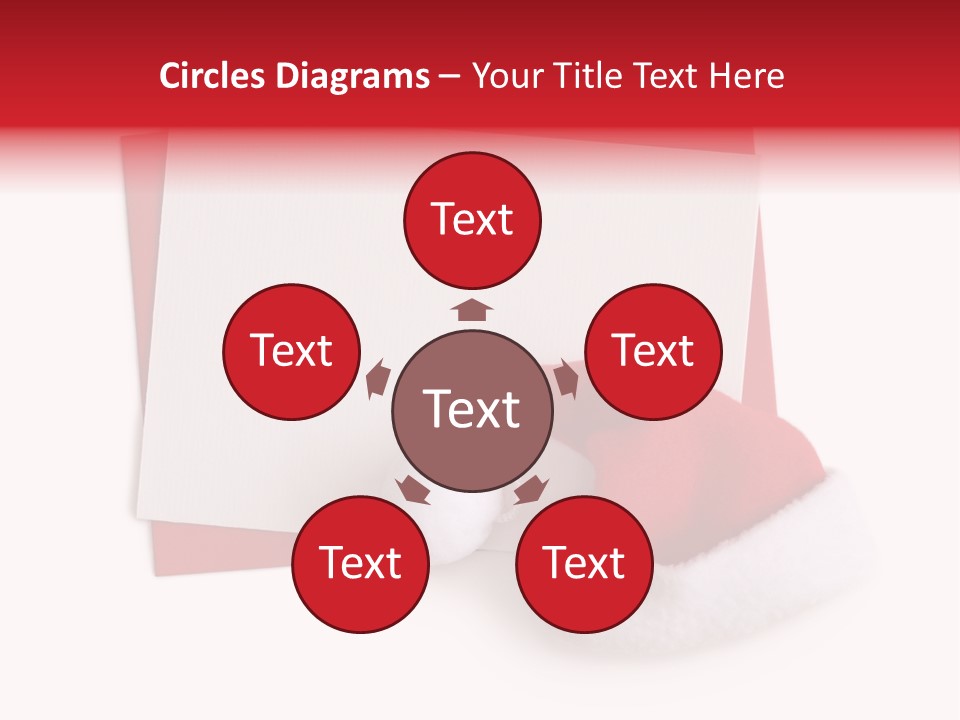 Space Message Christmas PowerPoint Template