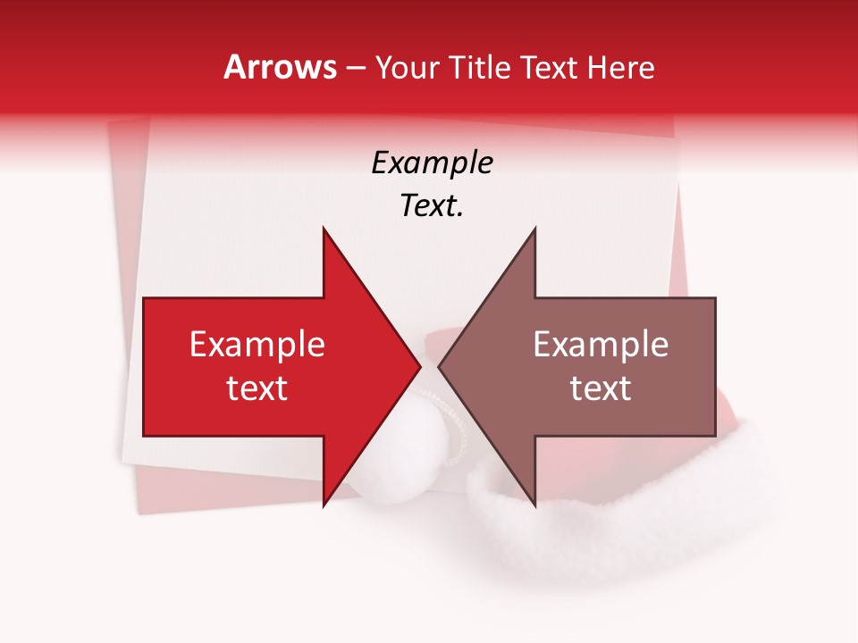 Space Message Christmas PowerPoint Template