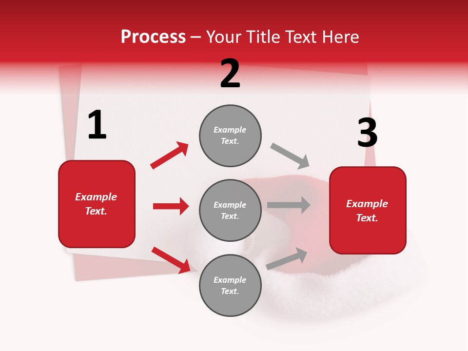 Space Message Christmas PowerPoint Template