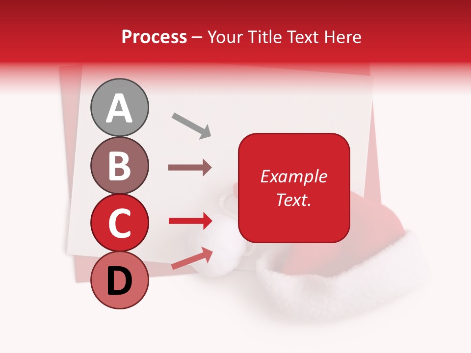 Space Message Christmas PowerPoint Template