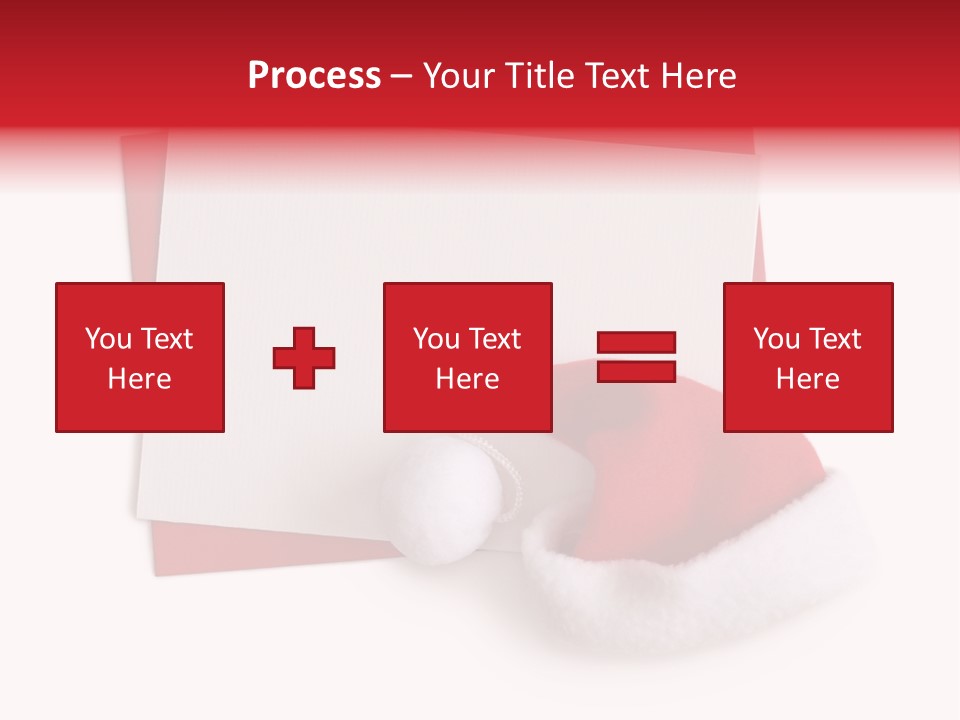 Space Message Christmas PowerPoint Template