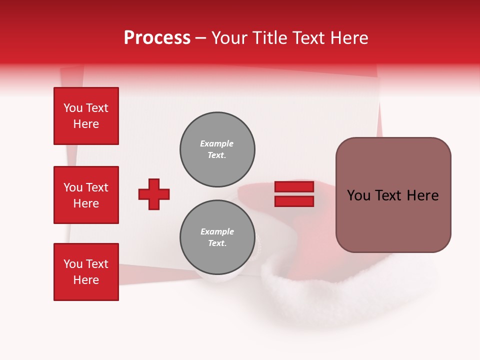 Space Message Christmas PowerPoint Template