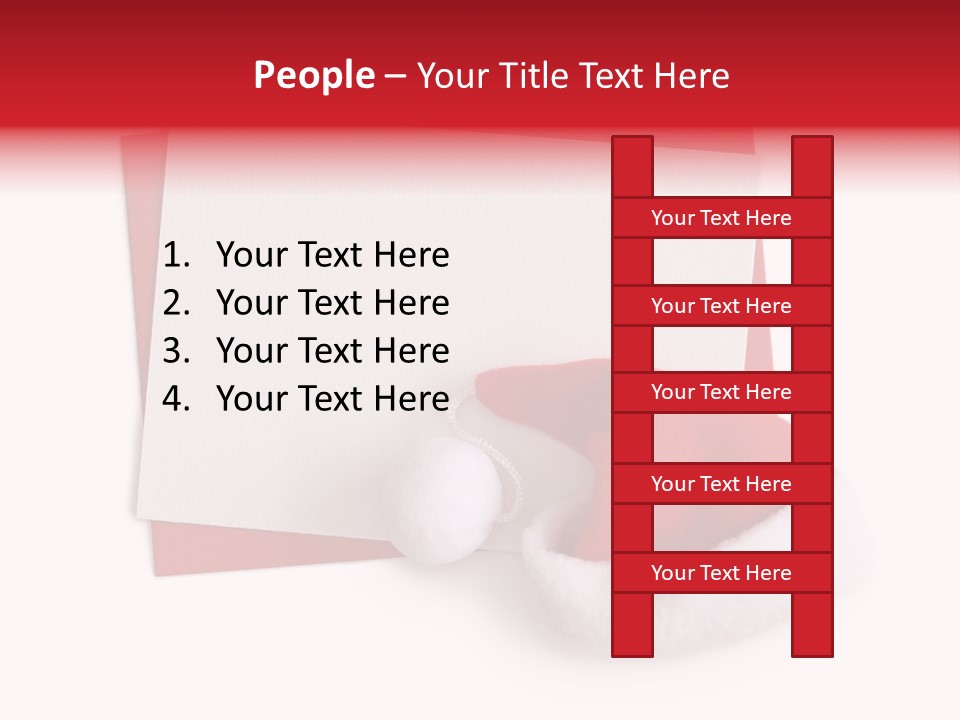 Space Message Christmas PowerPoint Template