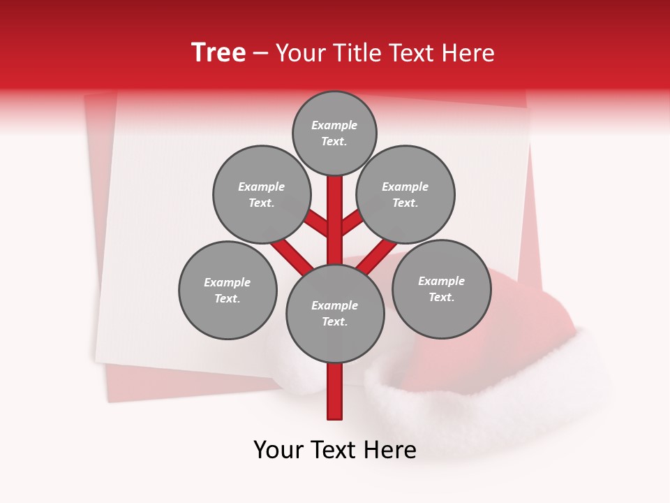 Space Message Christmas PowerPoint Template